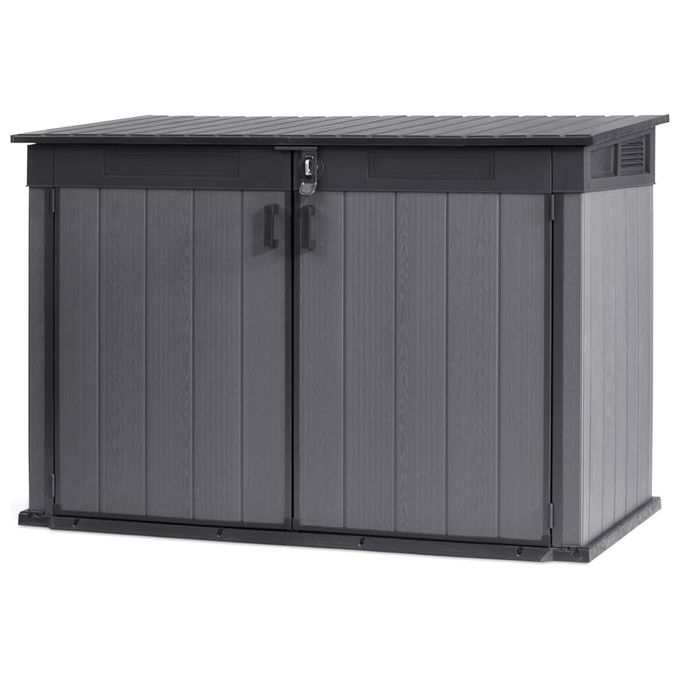 Keter 17212413 Cortina Mega Box Porta Attrezzi da Esterno 2020L Resina EVOTECH+ colore Grigio