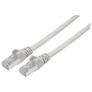 Intellinet 733298 15m Cat6 SFTP cavo di rete S-FTP (S-STP) RJ-45 maschio a RJ-45 maschio placcatura oro cavo in rame AWG 28-7 LSZH colore Grigio