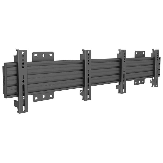 Multibrackets 7000 Supporto per Display Espositivi 2x 68 6 81 3 Pollici VESA 75x75 200x200 Fino a 30 Kg Colore Nero