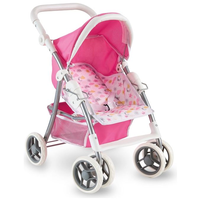 Teorema Passeggino Giocattolo Baby Teo Schienale Regolabile Rosa