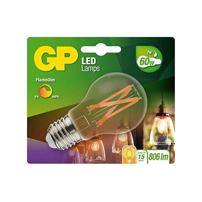GP Lighting Lampadina Led FlameDim E27 7W 60W 806lm