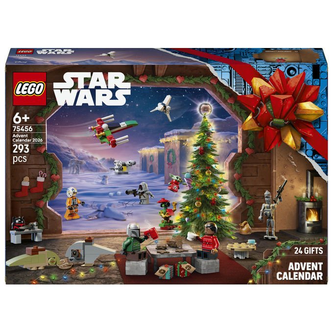 Lego 75456 Calendario dell'Avvento 2026 Set da Costruzione con 24 Sorprese e 293 Pezzi colore Multicolore