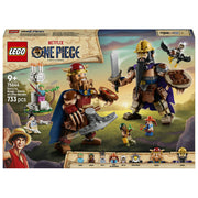 Lego 75644 ONE PIECE Dori Contro Brogi – Giganti di Little Garden Set da Costruzione con 733 Pezzi 8 Figure Snodabili e Accessori colore Multicolore