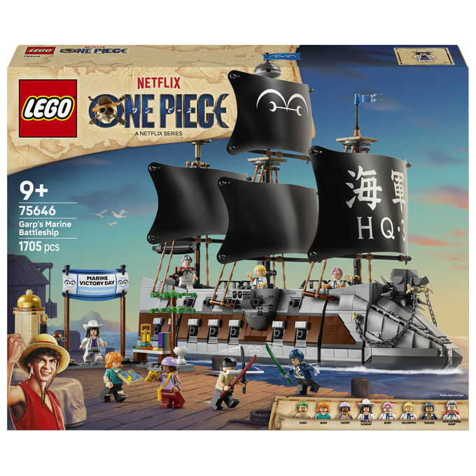 Lego 75646 La Nave da Guerra di Garp Set di Costruzione con 8 Minifigure e 1705 Pezzi colore Multicolore