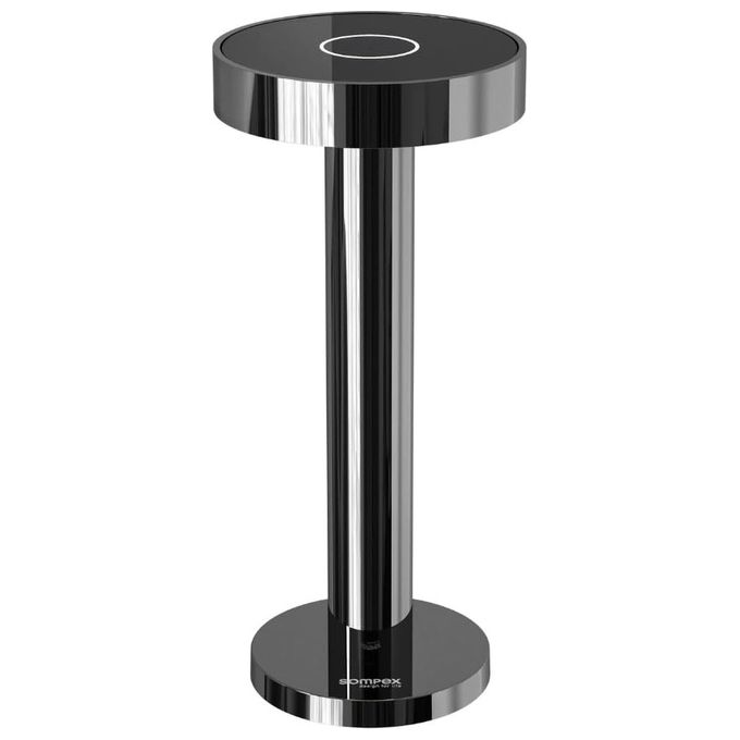 Sompex Boro Grigio Lampada da Tavolo a Batteria