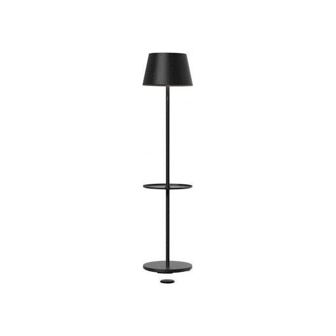Sompex Garcon Nero Lampada da Pavimento a Batteria