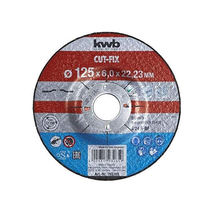 Kwb Disco Taglio Metallo Diametro 125.6Mm