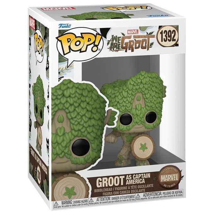 Funko Pop! Marvel 85th We Are Groot As Captain America 1392