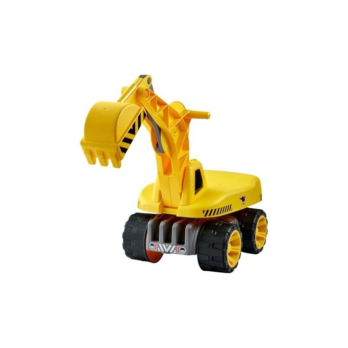 BIG 800055811 Maxi Digger Escavatore Cavalcabile Capacita' 50 Kg Rotazione 360° Ruote Silenziose colore Giallo