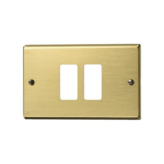Placche in Alluminio Tipo Magic Bronzo 2 Fori Tonda Articolo 8746