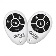 Beghelli 60052 Telecomando per Sistema Allarme Dom-e con Tecnologia LoRa Portata 100 Metri Pulsante SOS Batteria CR2032 Inclusa colore Bianco