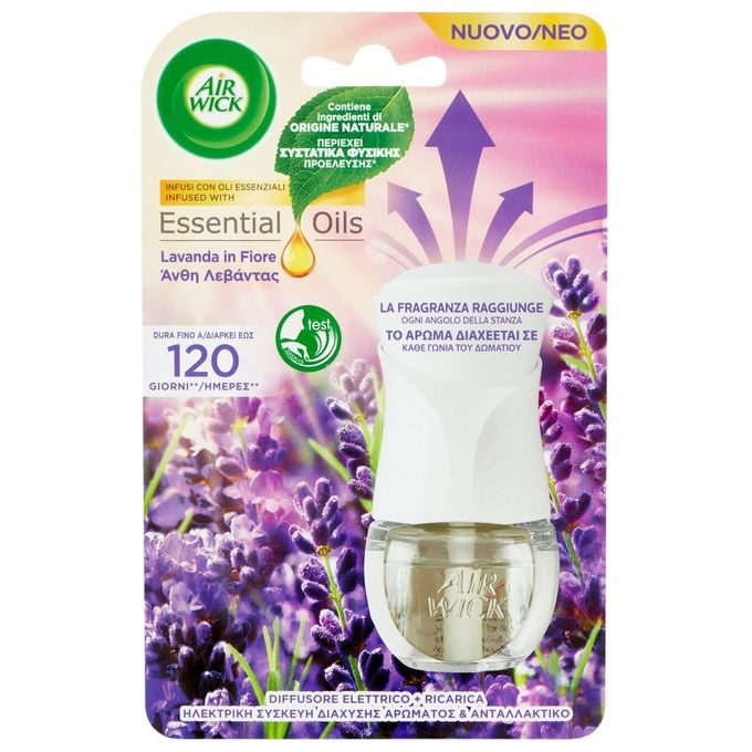 Air Wick Kit Diffusore Elettrico di Oli Essenziali Lavanda