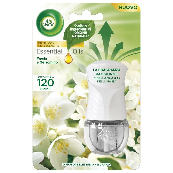 Air Wick Kit Diffusore Elettrico di Oli Essenziali Fresia