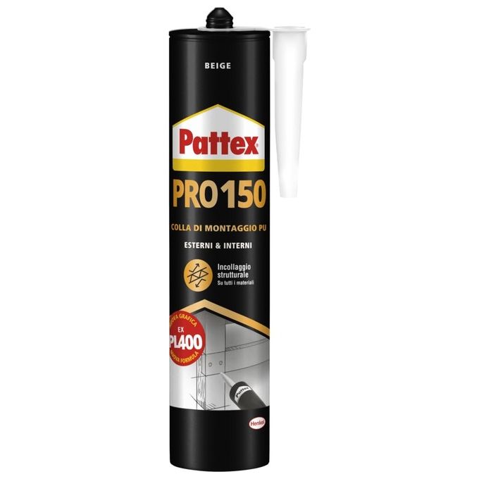 Pattex PRO 150 Colla di Montaggio Poliuretanica 495gr