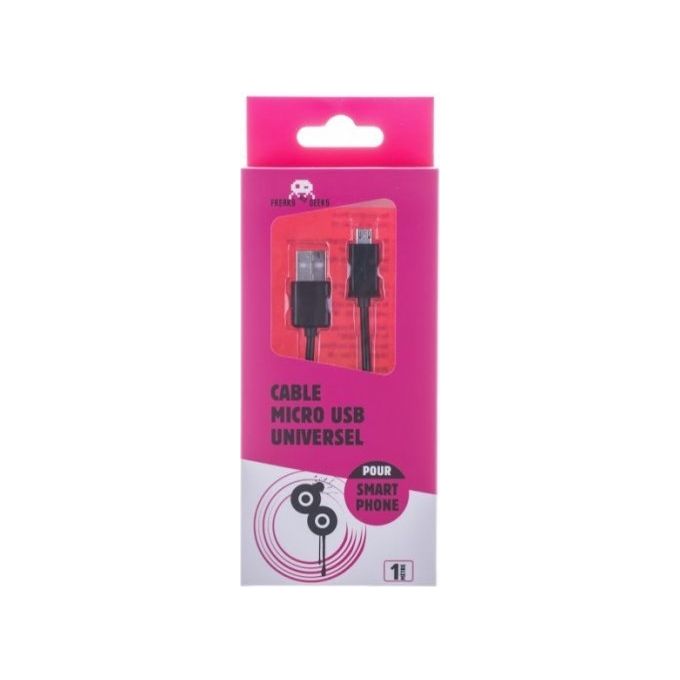 Freaks and Geeks Cavo Micro Usb 1mt Nero