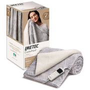 Imetec 26208 CaldoPlaid Adapto Plus Coperta elettrica 150 W 6 Temperature Lavabile Grigio