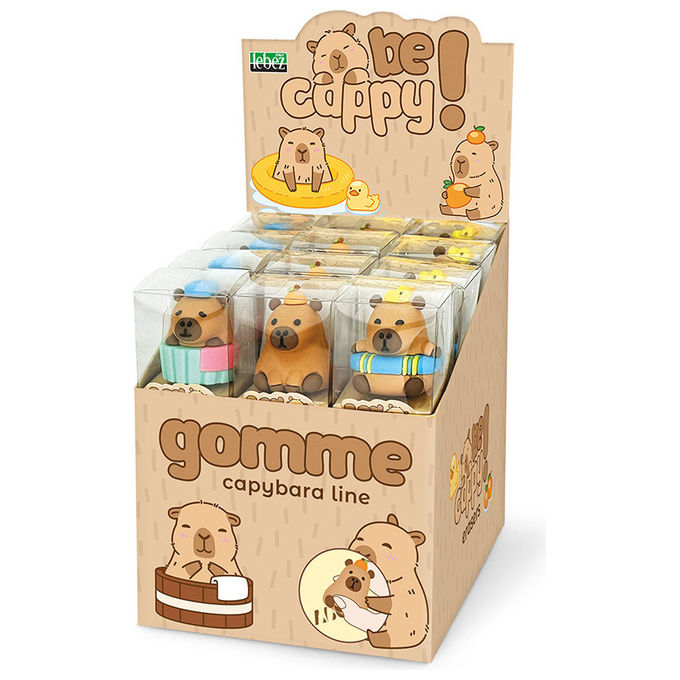 Lebez 82210 Gomma per Cancellare 24 pz Colore Assortiti
