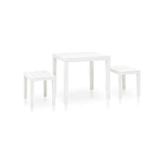 Vigor Set Arredo Giardino PP Papua Bianco 3 Pezzi