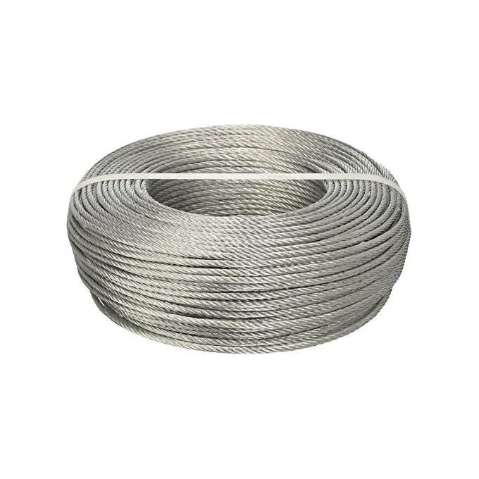Vigor-Blinky Funi Acciaio Zincato 72 Fili Commerciale 100mt Diametro 3mm