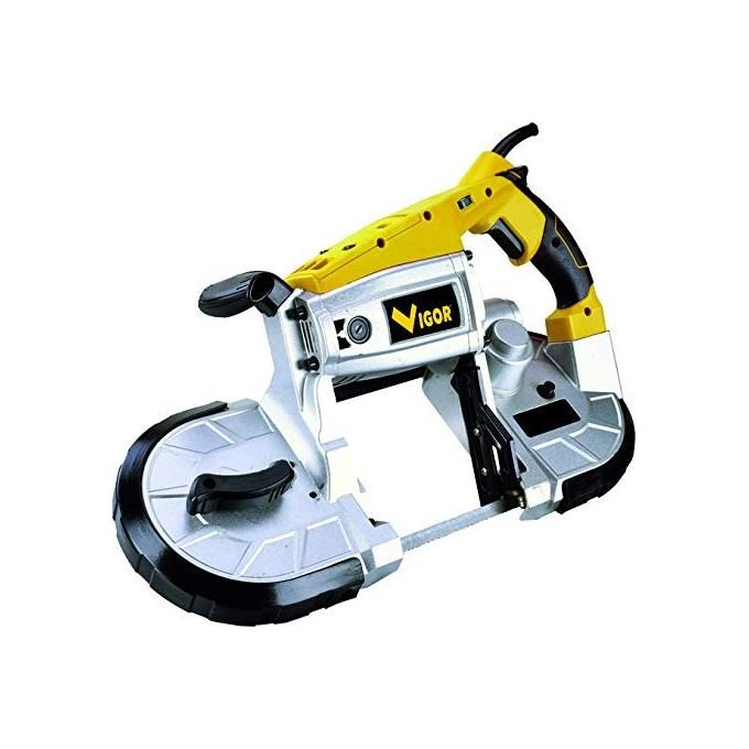 VIGOR-BLINKY Sega a Nastro SNP-1100 Portatile 1100W per Lavori di Fai da Te in Metallo e Ferro