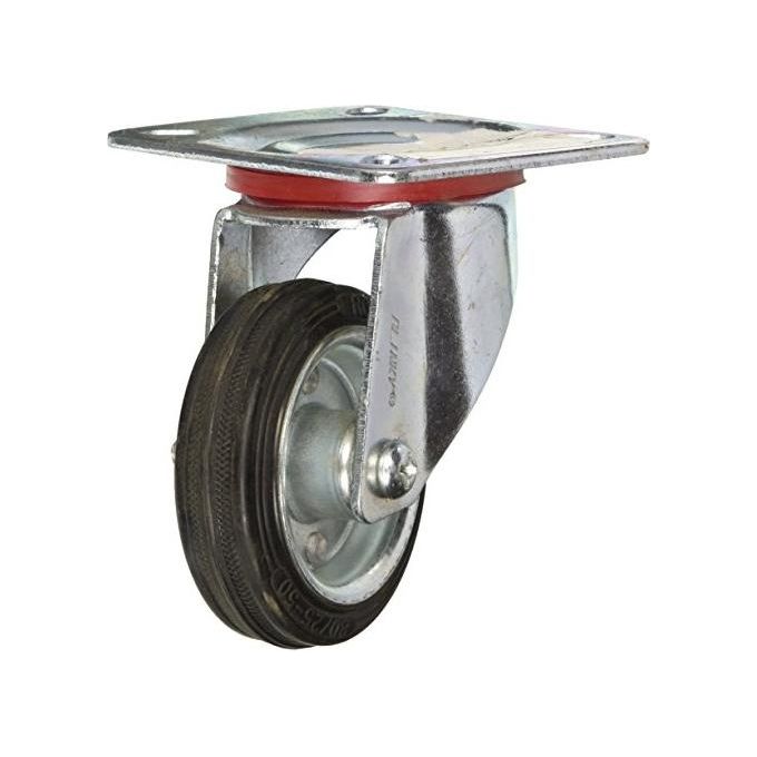 Vigor Ruote Gommate Base Girevole 80X24Mm