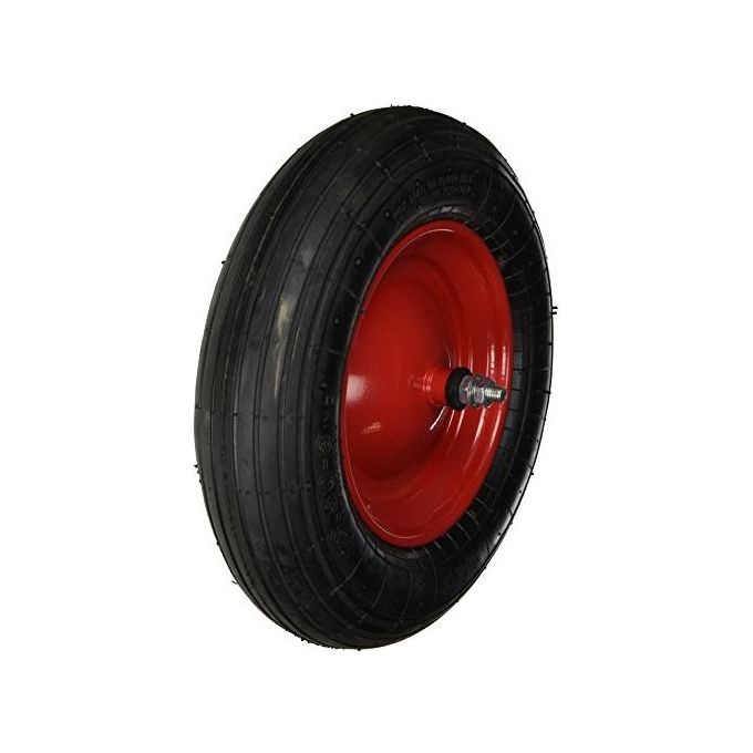 Vigor-Blinky Ruote per Carriole Perno Corto 17cm Pneumatica