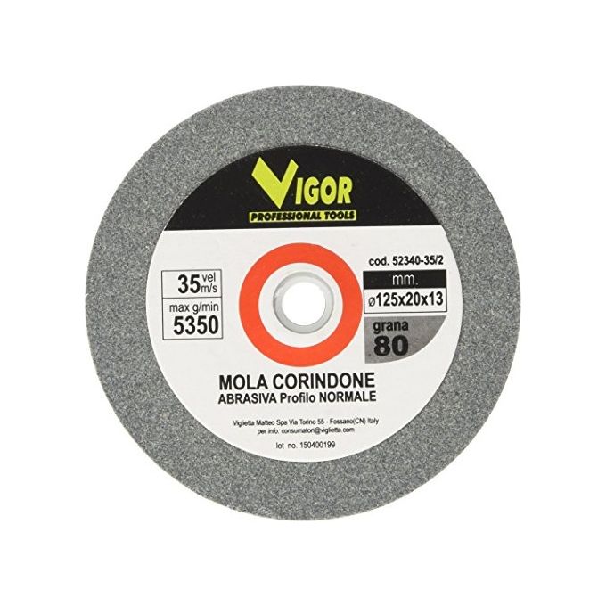 Vigor-Blinky Mole Abrasive Corindone A-96 Prof Normale 80gr 125x20x13f