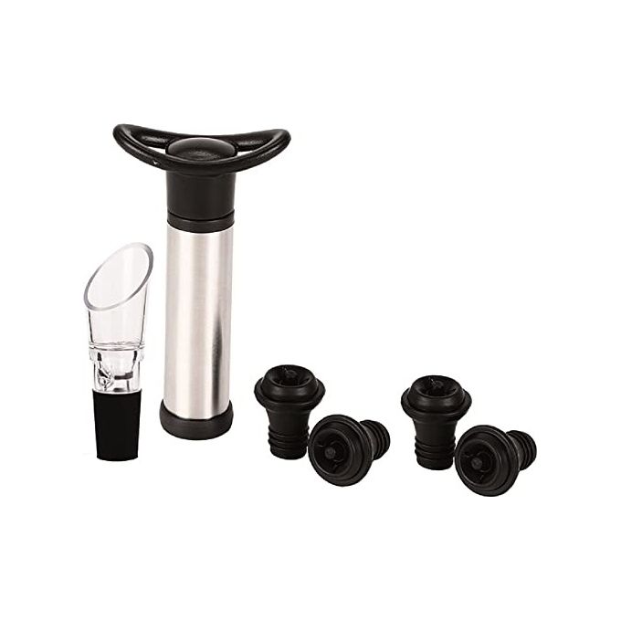 Vigor Pompa Salvavino Mito 4 Tappi e Versatore in Kit