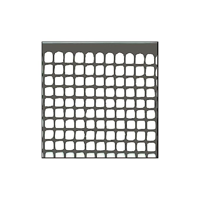 Vigor Rete in Plastica Quadra 10x10 Grigia 10mt H. 100cm