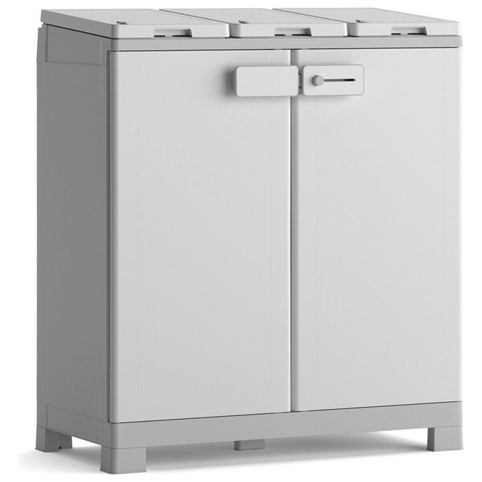 Keter RECYCLO PREMIUM - Armadio per la Raccolta Differenziata - 94x45x101h
