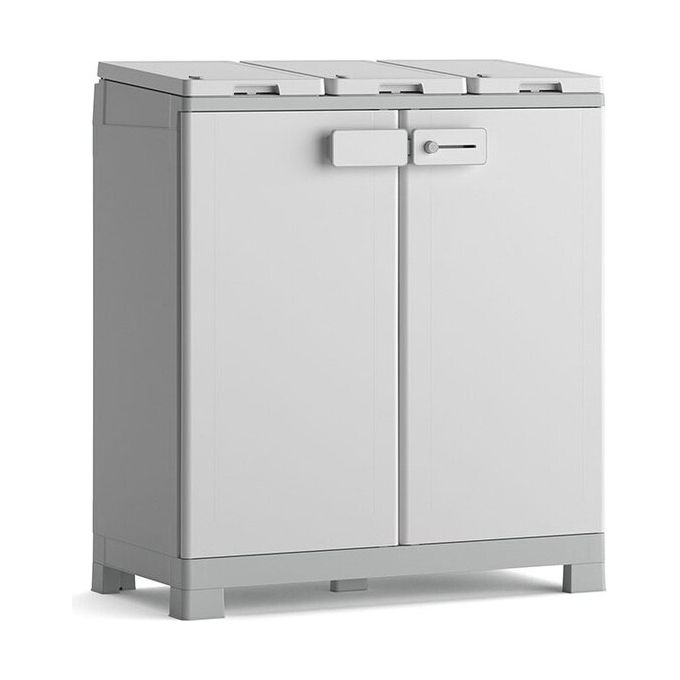 Keter RECYCLO BASIC Armadio per la Raccolta Differenziata - 94x45x87h 
