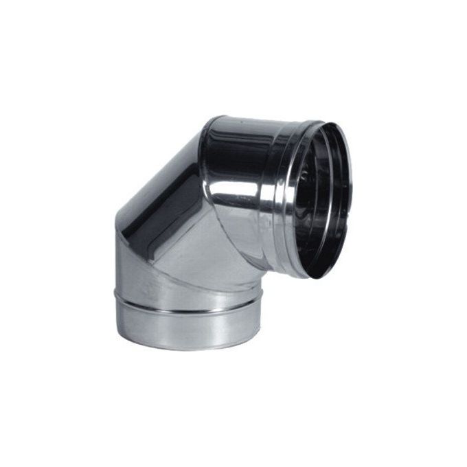ALA 8018915689014 Gomito Inox a Settori 90° Acciaio AISI 316L Finitura Lucida colore Acciaio