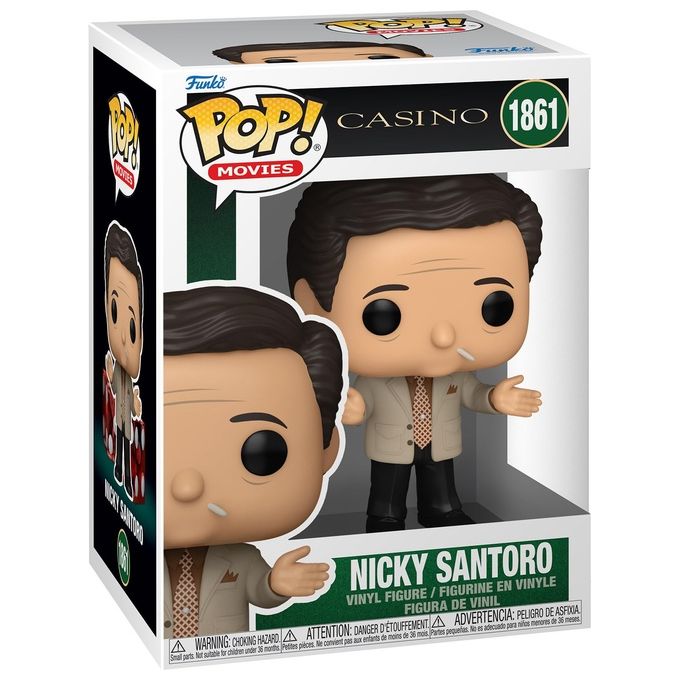 Funko Personaggio Collezione 80202 POP Movies Casino Nicky Santoro 186 Dettagli Unici e Finiture di Alta Qualita'
