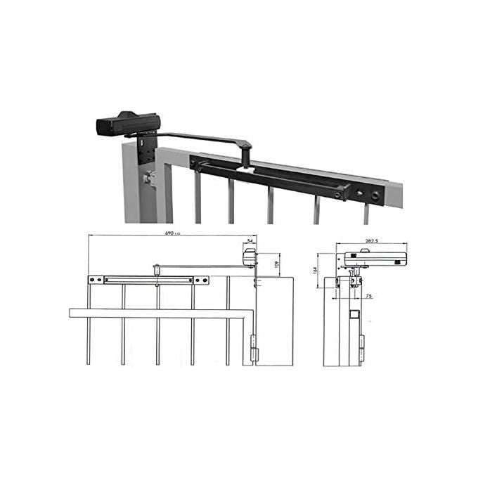 Assa Abloy Dc620g Chiudicancello Mm 1000