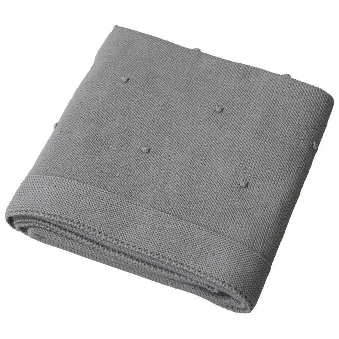 Italbaby Coperta Lettino 020 2200 08 Morbido Pois Grigio Massimo Comfort per il Riposo del Tuo Bambino