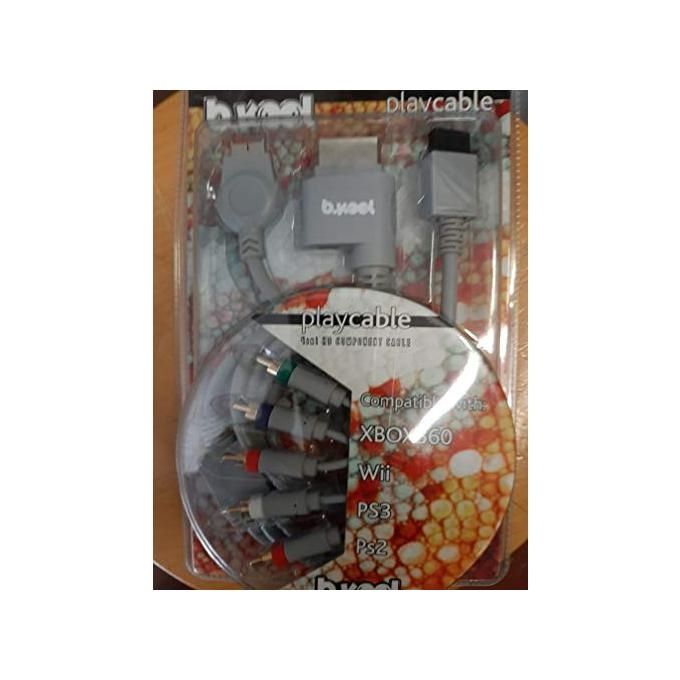 X360 Wii Ps3 Ps2 Playcable 4in1 Bkool