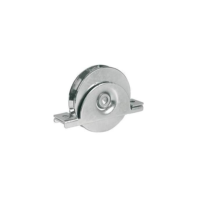 Vigor-Blinky Ruote per Cancelli Gola V Art. 393 con Supporto Diametro 100mm