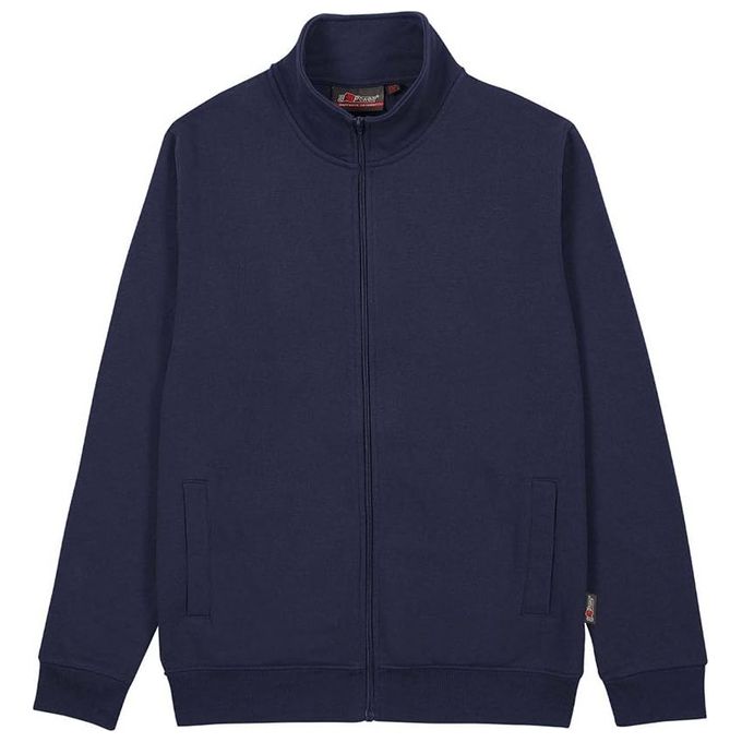 U-Power Felpa Zip Lunga Deep Blue Taglia XL Sotra