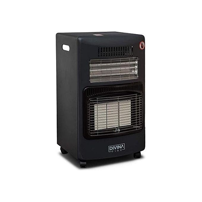 Divina Fire Stufa A Gas Infrarossi E Alogena Ventilata 4,2Kw DF78750