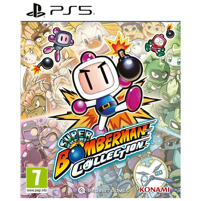 Red Art Games 8375194 Super Bomberman Collection Videogioco Collezione PlayStation 5 7 Titoli Inclusi Multigiocatore Offline colore Nero