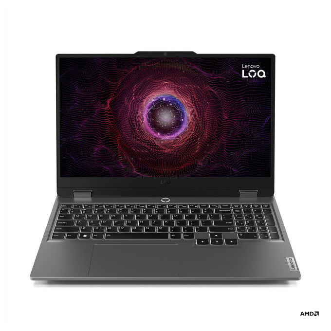 Lenovo 83DX00FUIX LOQ Notebook Gaming Display 15.6'' FHD 1920x1080 Processore AMD Ryzen 7 7445HS RAM 16 GB SSD 512 GB Scheda Grafica NVIDIA GeForce RTX 4050 6 GB Windows 11 Home colore Grigio