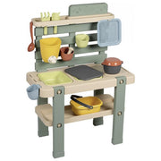 Smoby 3032168402089 Smoby Life Cucina da Gioco con Acqua e Sabbia 15 Accessori (72x36x99 cm) colore Multicolore