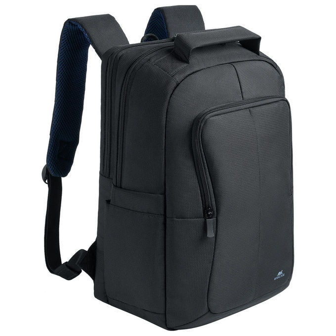 Rivacase 8425BK Tegel Zaino per Laptop fino a 16'' Scomparto Tablet Tasche Multiple Materiale Ecologico Poliestere RPET colore Nero