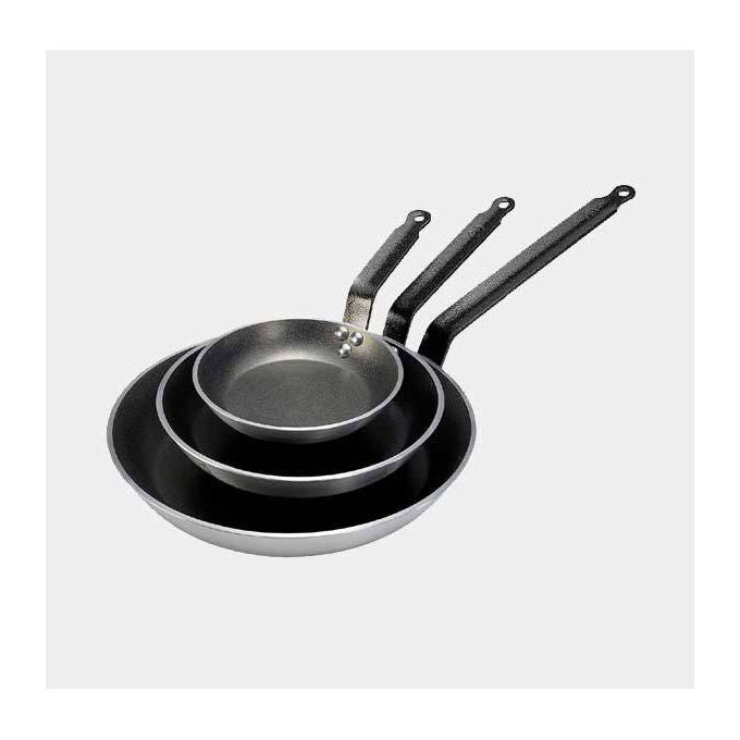 De Buyer 8480.20 CHOC RESTO Padella Multiuso 20 cm Induzione Alluminio Antiaderente colore Nero