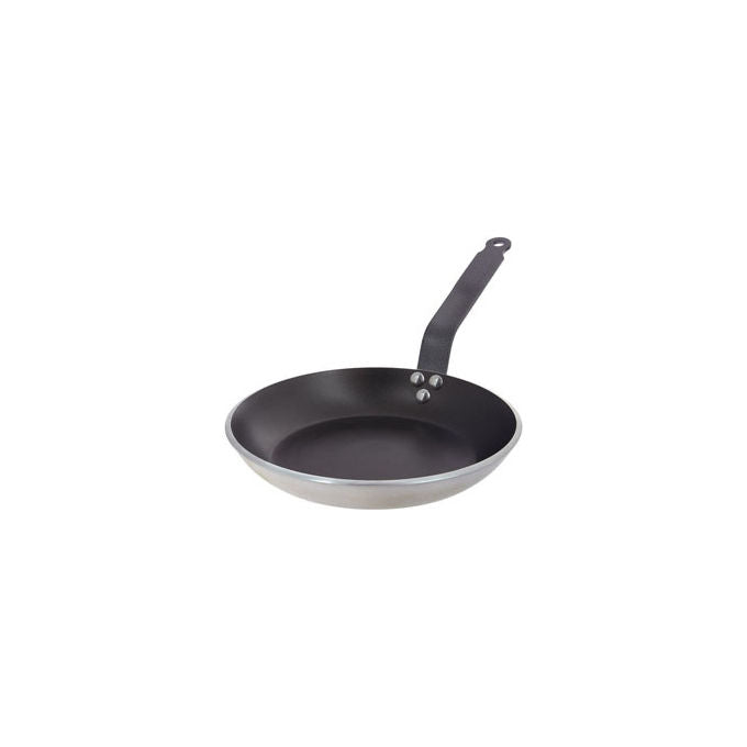 De Buyer 8480.28 Choc Resto Induction Padella in Alluminio Spessa 28 cm con Rivestimento Antiaderente a 5 Strati Induzione Compatibile Fino a 200°C colore Nero