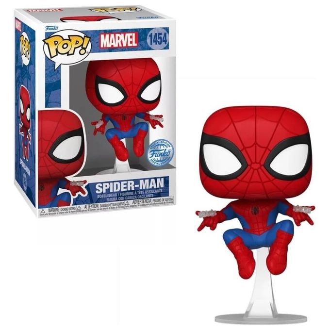Funko Personaggio Collezione 85243 Pop Marvel Spider-Man Web Swing Edition