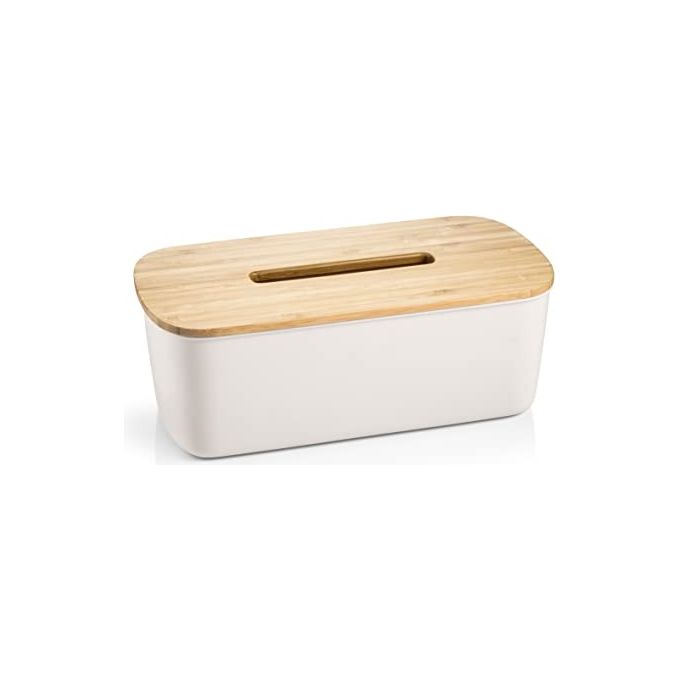 Tescoma Distributore Veline Porta Fazzoletti in Bambu' 28x15x10cm