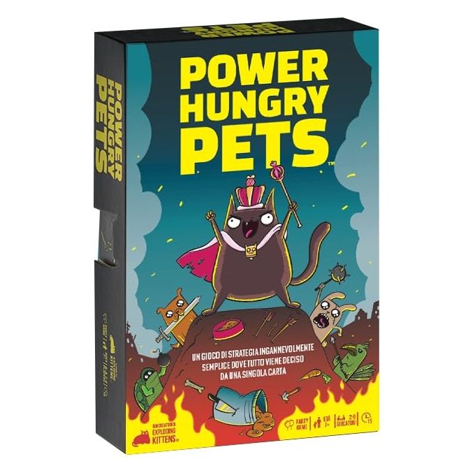 Asmodee Gioco Power Hungry Pets
