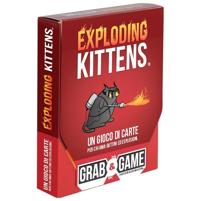Asmodee Italia Exploding Kittens Grab e Game