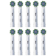 Oral-B EB50RX Pro Cross Action Testine per Spazzolino 10 Pezzi Setole a X Indicatore Usura colore Bianco